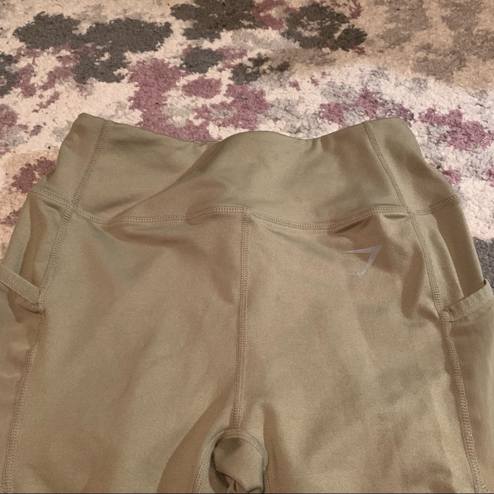 Olive green gymshark pants